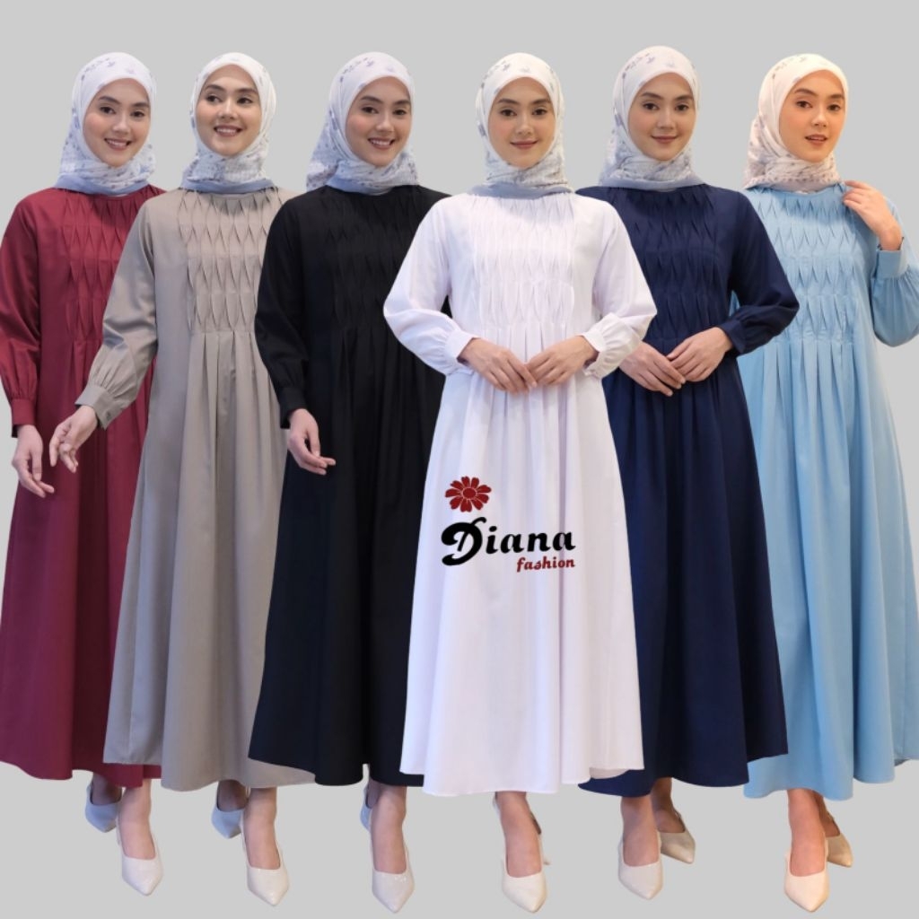 Gamis Takana Katun Ima Toyobo Fodu | Gamis Wanita Polosan Toyobo Premium | Gamis Wanita Premium