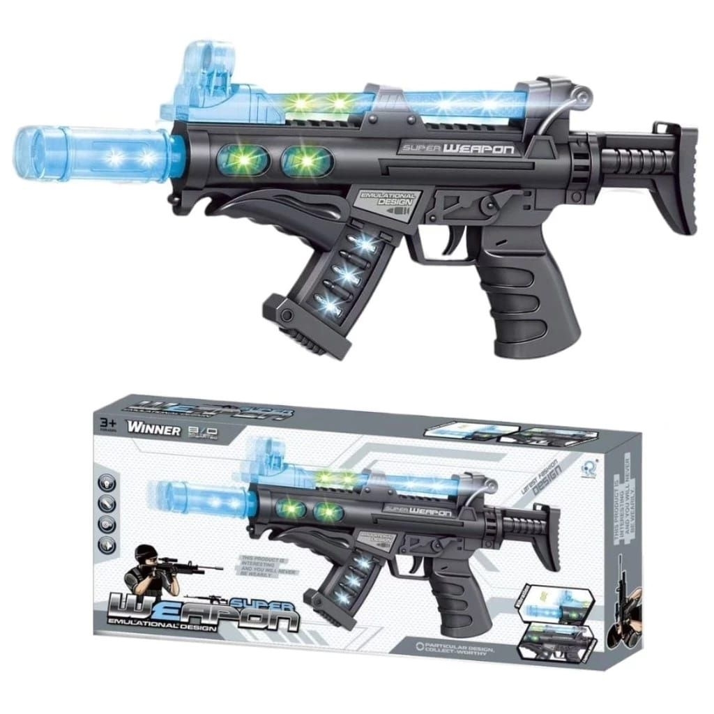 1220  Mainan Anak Anak Berlampu Berbunyi Suara / Mainan Mini Gunfight Bersuara / Mainan pistol bersu