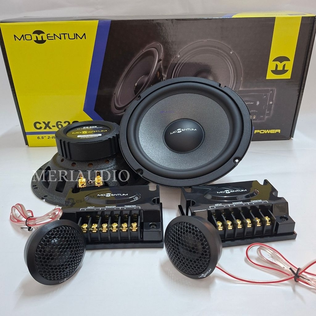 Speaker split Momentum Cx 62G 6.5" 2 Way Component Speaker MOMENTUM CX 62G