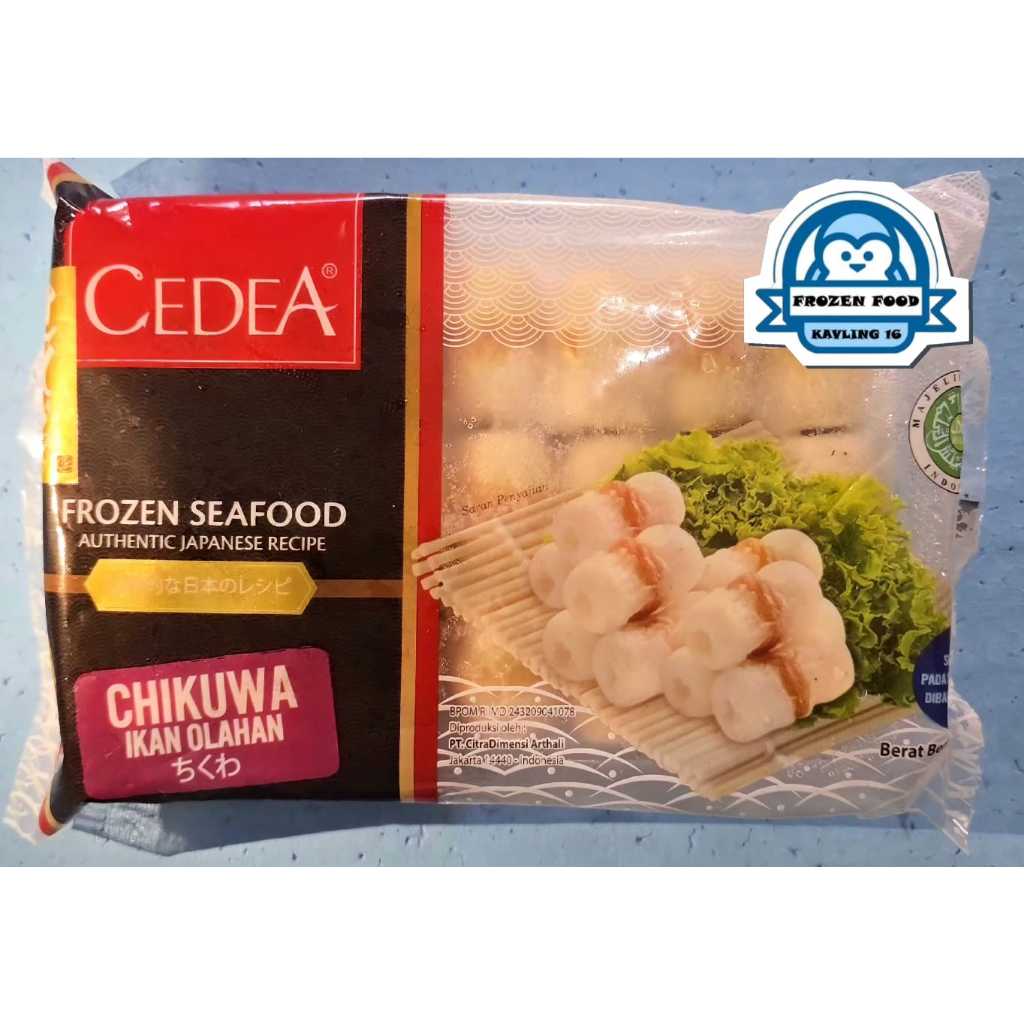 Cedea Chikuwa Mini 500Gr / Olahan Ikan Chikuwa Mini 500Gr