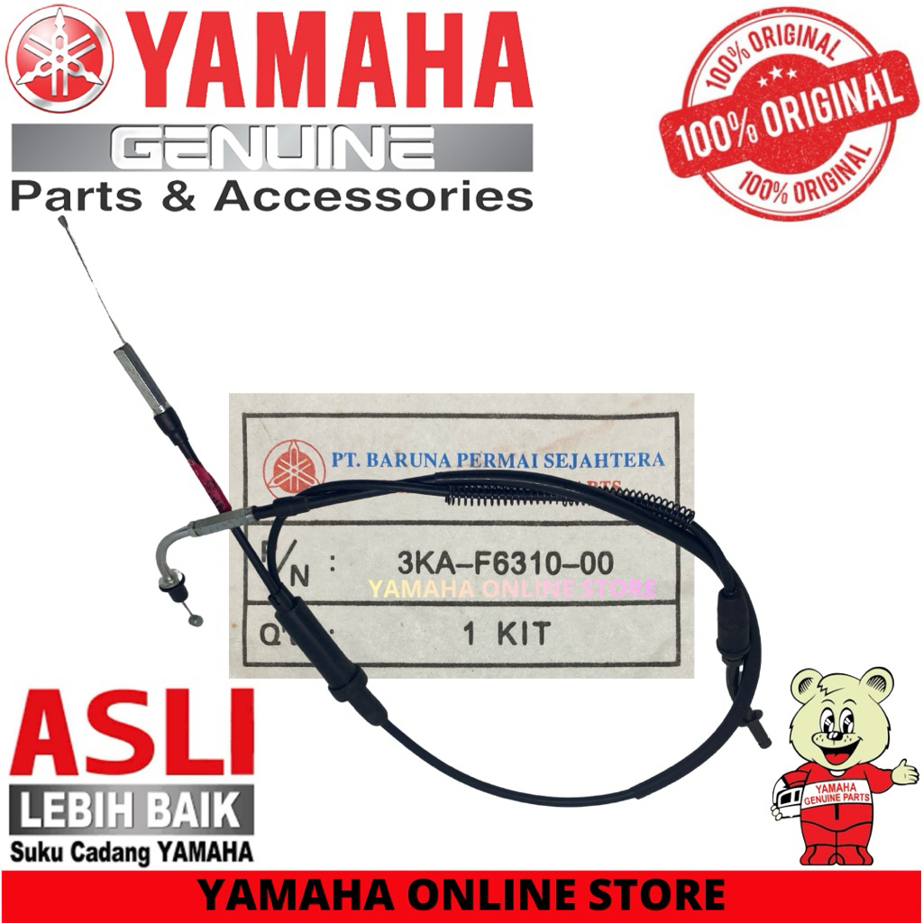 3KA-F6310-00 | KABEL TALI GAS SET RX KING ORIGINAL YAMAHA