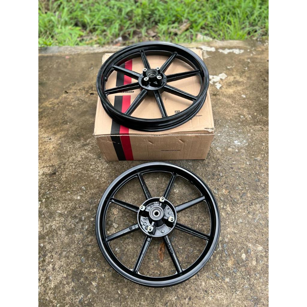 VELG VROSSI V ROSSI SPRINT DRAGON NINJA R RR SS ZX 150 185 215 RING 17 HITAM DAN GOLD