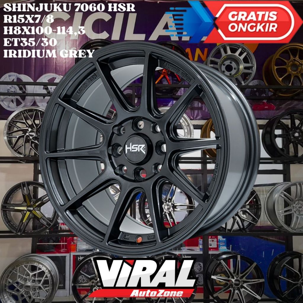 Velg Mobil GALANT , VIOS , CITY , LANCER , HSR SHINJUKU RING 15 R15 CONCAVE