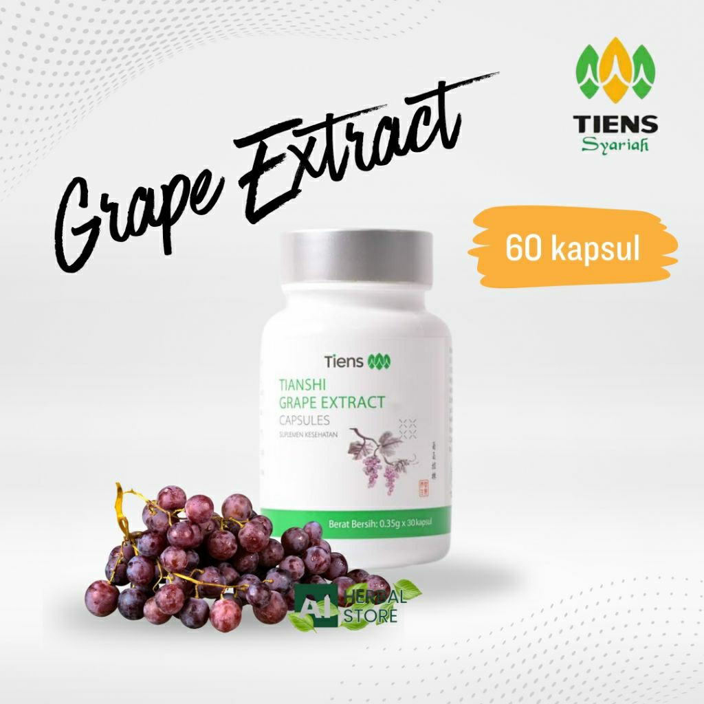GRAPE EXTRACT TIENS SOLUSI DARAH TINGGI VERTIGO DAN STROKE