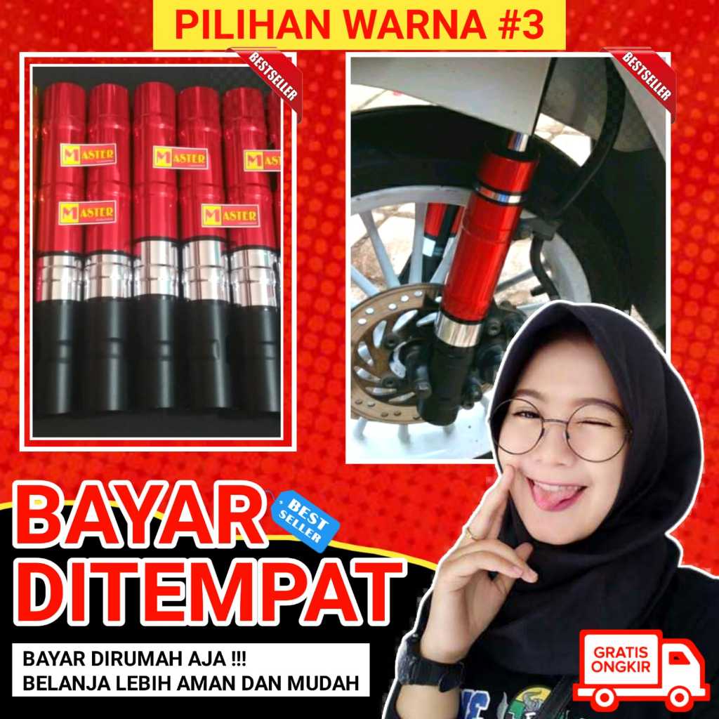 Master Cover Shock Sok Skok Deepan Beat Vario 110 125 150 Old Karbu Fi Led Esp New Deluxe Depan