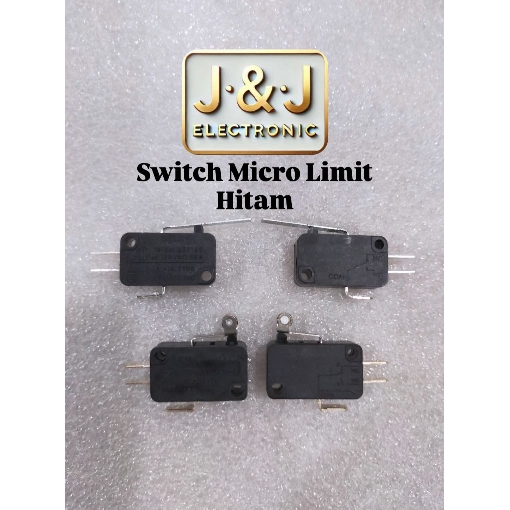 Switch Micro 3pin Hitam Limit Switch , Micro Switch limit