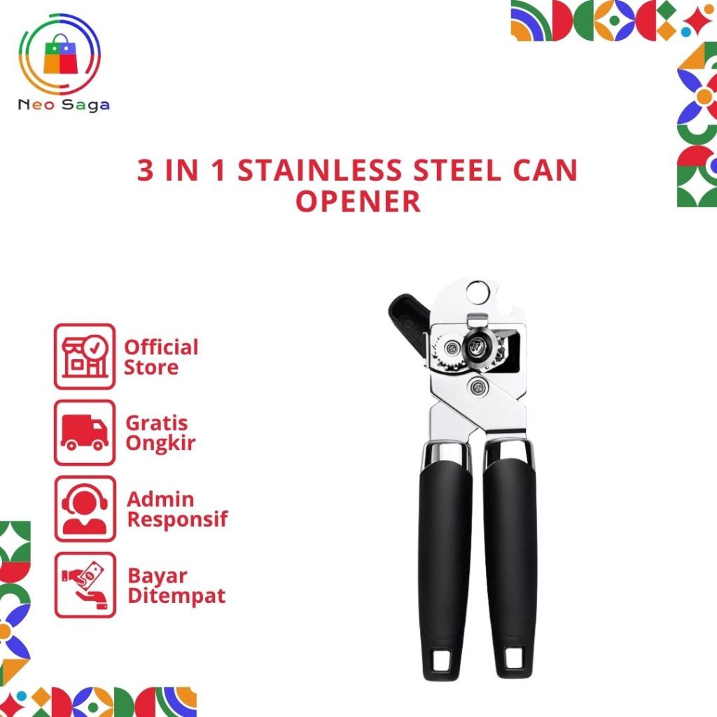 alat pembuka kaleng / can opener / pembuka botol minuman / Alat Pembuka Botol Kaleng Can Opener Pemb