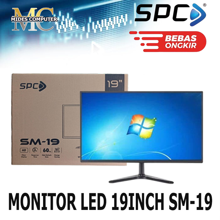 Monitor SPC 19 Inch / Monitor 19inch SPC