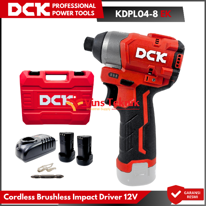 DCK KDPL04-8EK Impact driver 12V Mesin bor obeng baterai KDPL04-8
