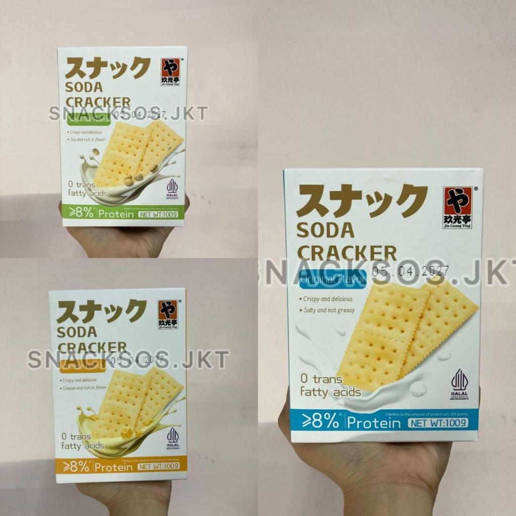 JGT SODA CRACKERS SOYA MILK / CHEESE / ORIGINAL