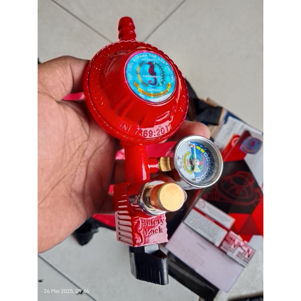 new regulator gas anti bocor, ( non selang) kopana pertamina 100% ORIGINAL