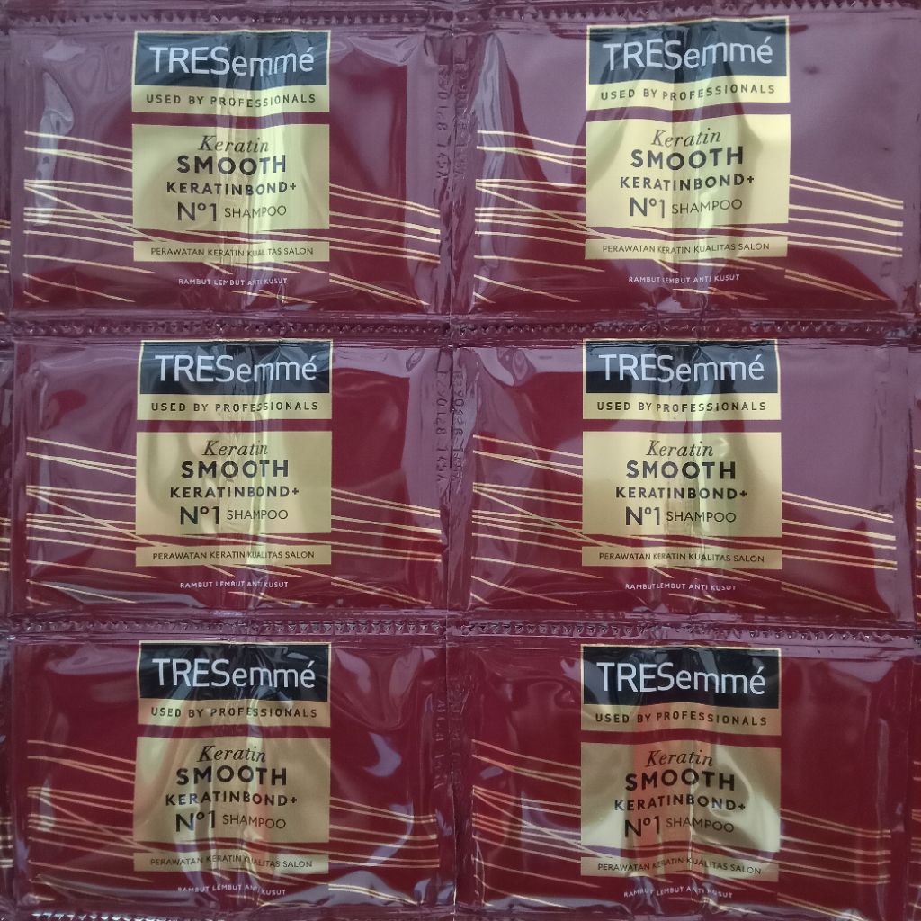 36 SACHET TRESemme 1000 KERATIN SMOOTH (SHAMPOO)