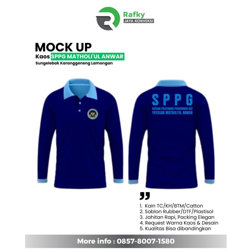 KAOS SPPG DAPUR MBG BGN