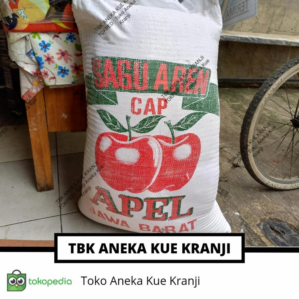 (KHUSUS GOJEK) SAGU AREN CAP APEL PER KARUNG BERAT 45 KG COCOK UNTUK ONGOL ONGOL, BAKSO, CILOK, CEND