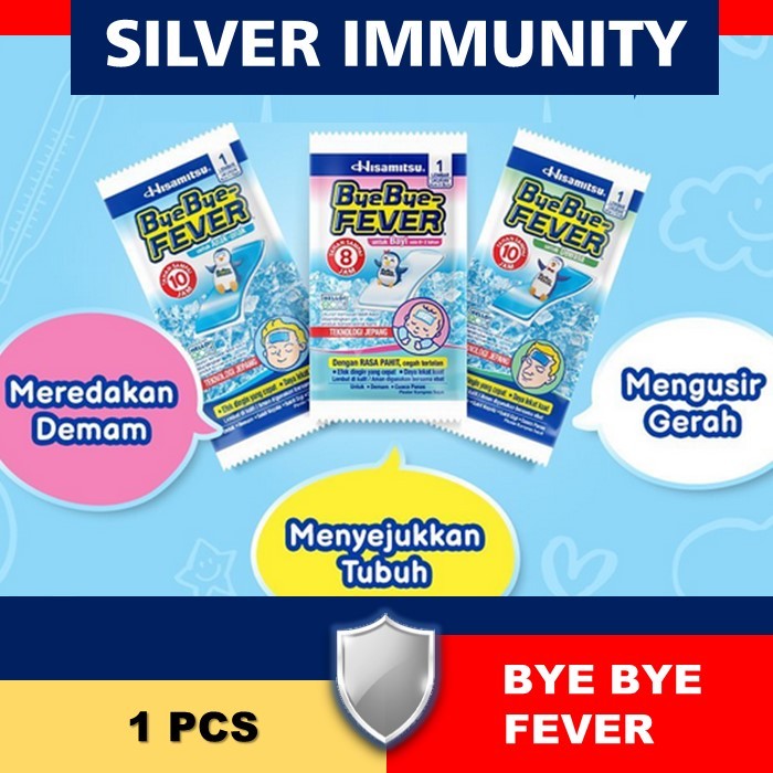 1 PCS BYEBYE FEVER BYE BYE FEVER BAYI ANAK DEWASA HISAMITSU