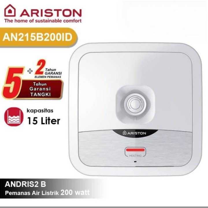 Ariston Andris 2B 15L Water Heater 100% Ori || Ariston AN215B 15L Water Heater Titanium Plus