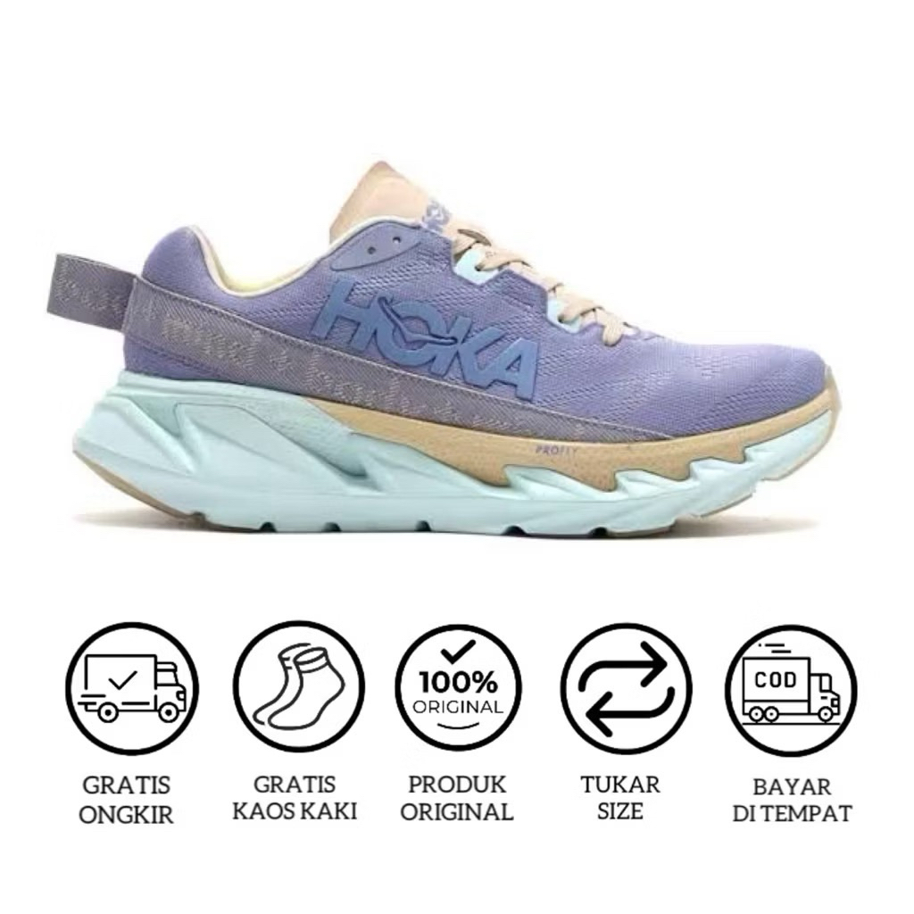 Sepatu Lari H0ka Elevon 2 Women’s Pack Purple