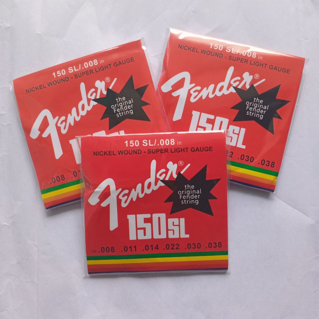Senar Gitar Fender String Ukuran 8
