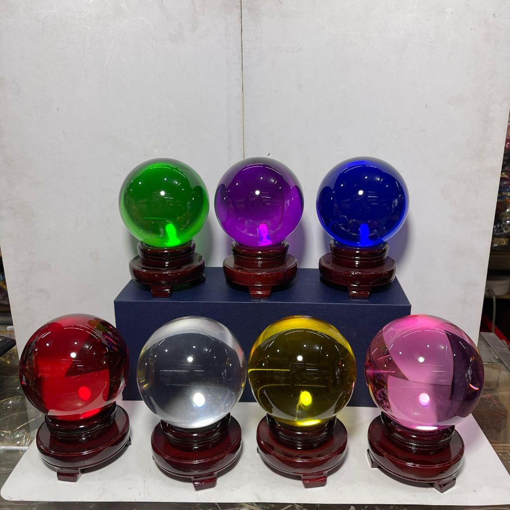 Bola kristal feng shui ukuran diameter 8 cm Sui Cing Pure Crystal Ball