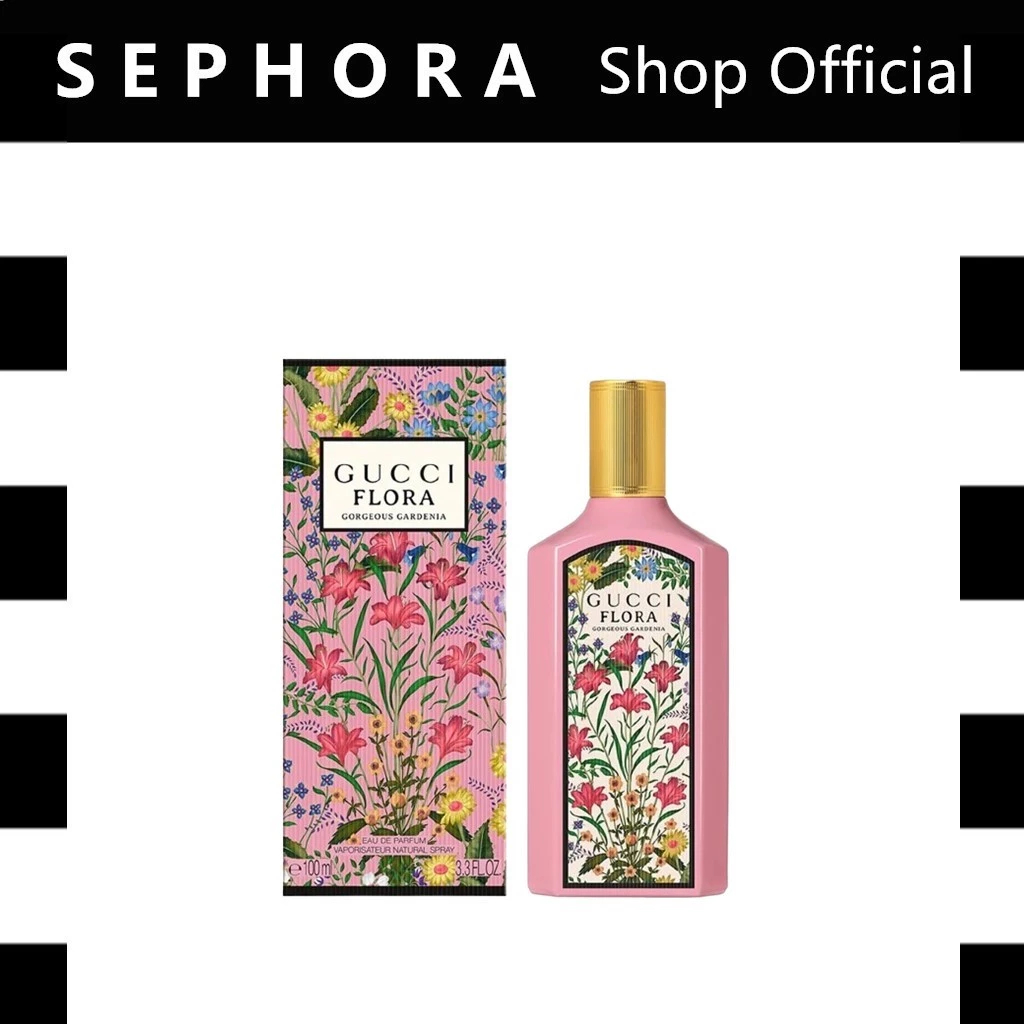 Parfum Wanita Gucci Flora Gorgeous Cardenia Pink FLOWER NEW Eau De Parfum EDP 100ml