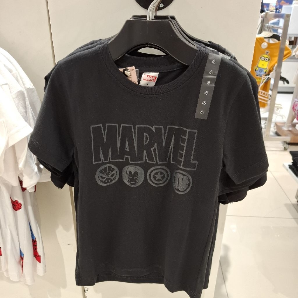 Marvel x Nevada Baju Kaos T shirt Anak Laki Laki Usia 4-14th Original