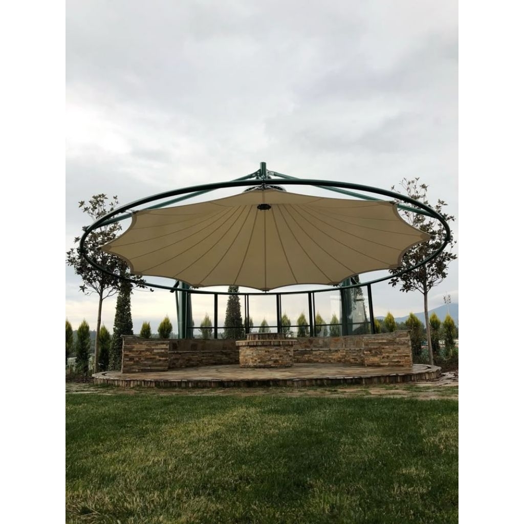 atap kanopi membran parkiran rumah/kantor