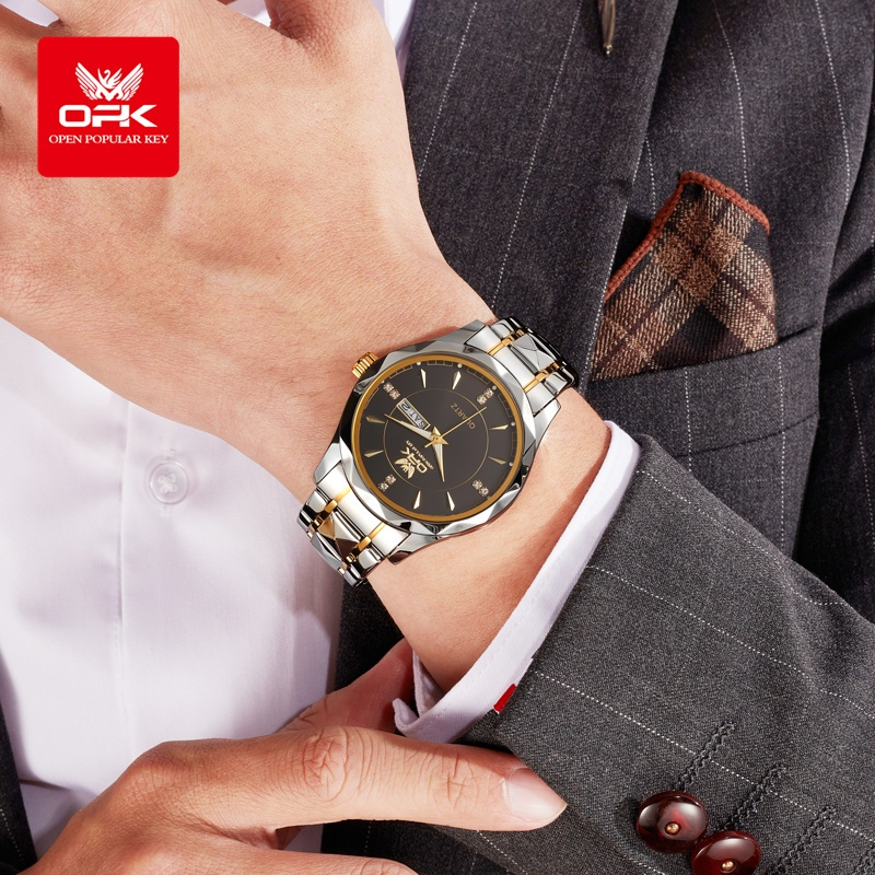 Olevs 8151 Jam Tangan Pria OPK Tahan Air Fashion