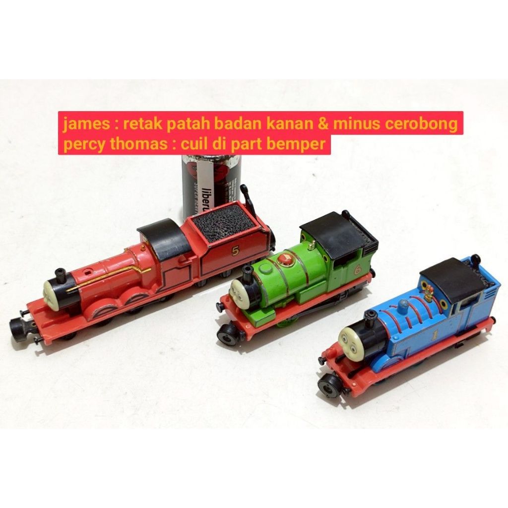 Set B Minus Rare vintage bandai diecast Thomas & friends percy james plarail shinkansen train miniat