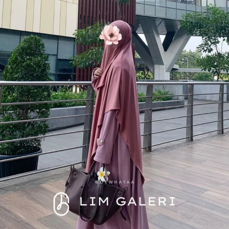 ZEERY Abaya Knit Premium Dress Daily Muslimah by Lim Galeri (Abaya Only)
