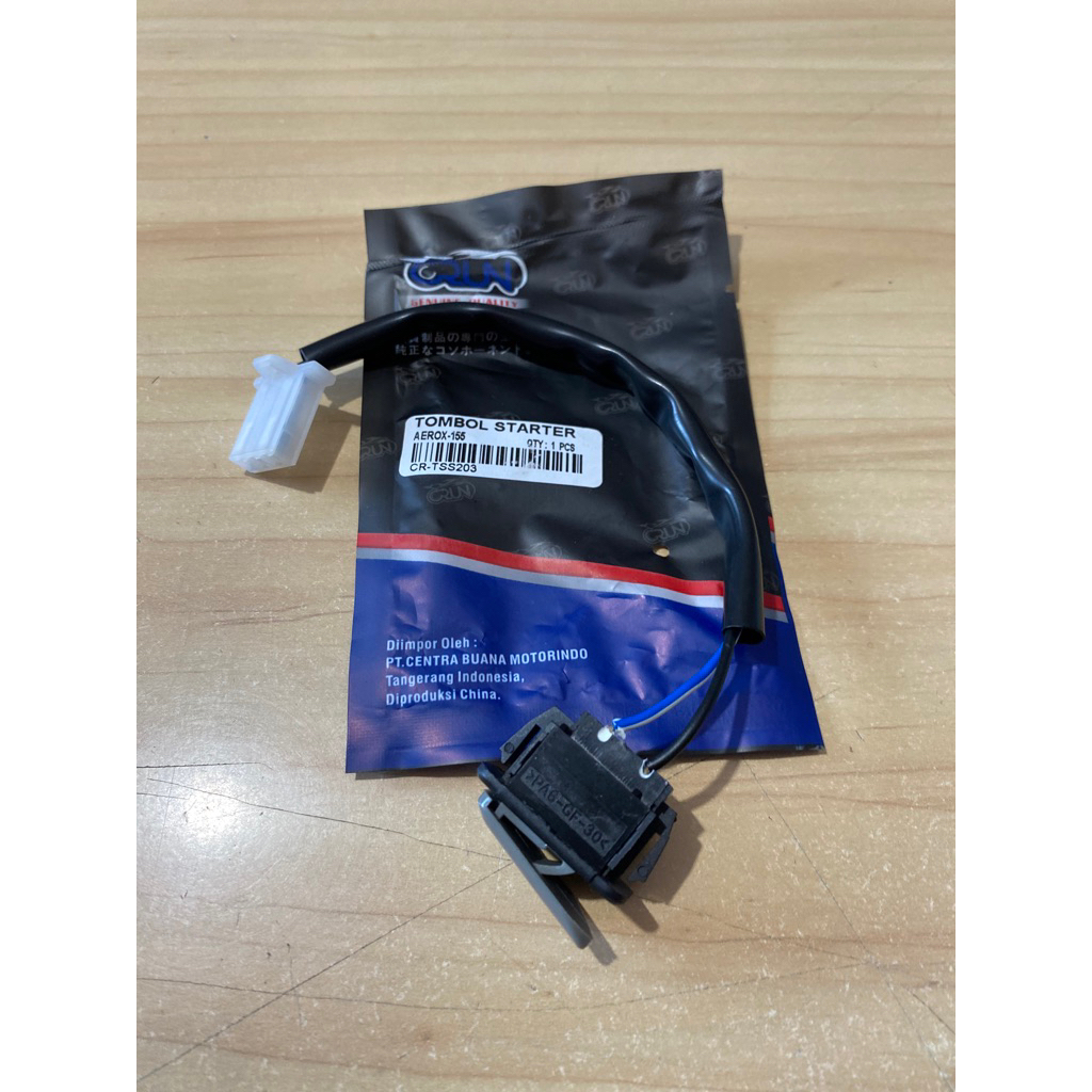 Crun Tombol Stater Aerox 155 B65 / Tombol Saklar Stater / Switch unit Stater / Asli