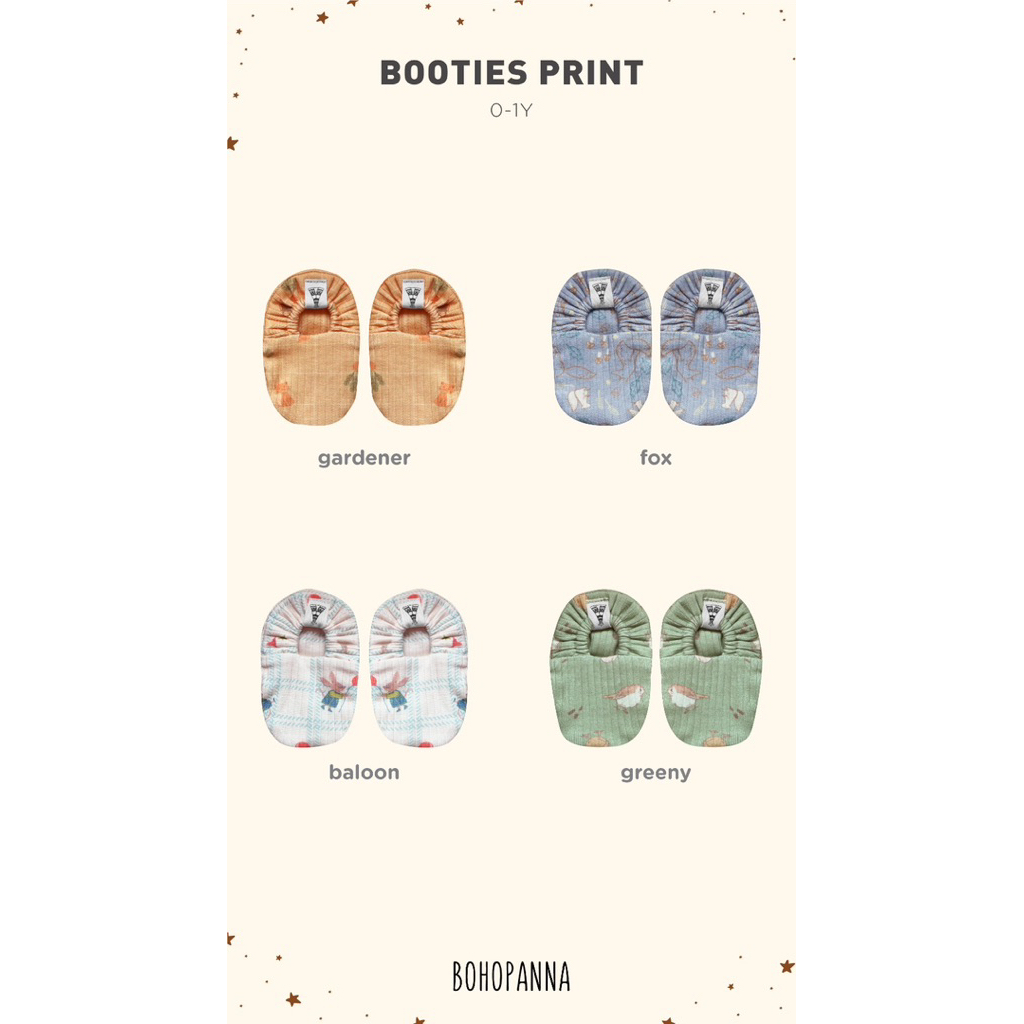 BOHOPANNA : BOOTIES PRINT