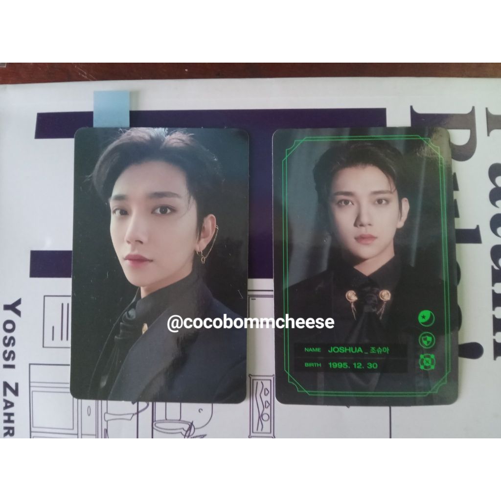 PHOTOCARD JOSHUA HONG SVT 1 SET