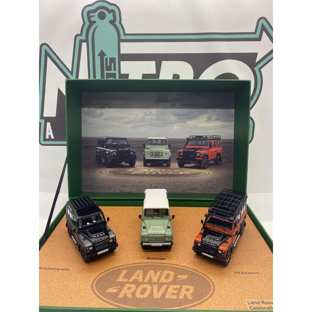 Diecast Land Rover Defender ALMOST REAL 1/43 3 Car Pax