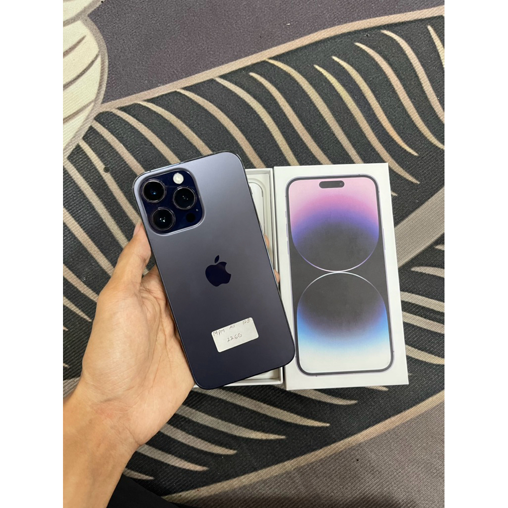 iphone 14 promax 256 ibox second like new