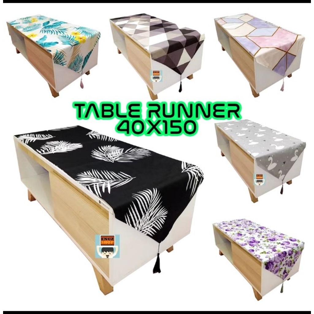 Taplak Meja Katun CVC Motif Mininalis modern