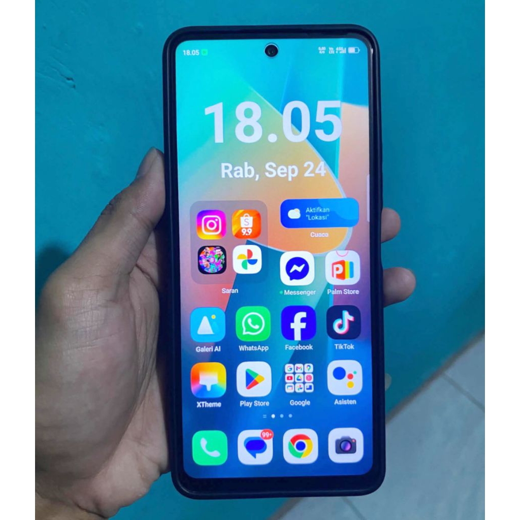 LCD Frame Ori Copotan Infinix Hot 50 4G X6882 / X6882b