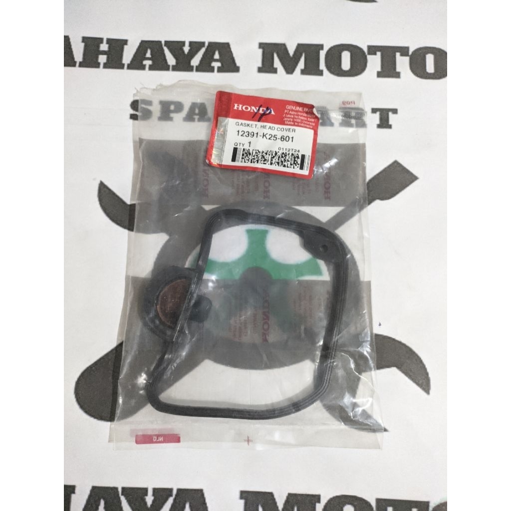 Karet Head GASKET HEAD COVER BEAT FI ( 12391-K25-601 ) ORI AHM