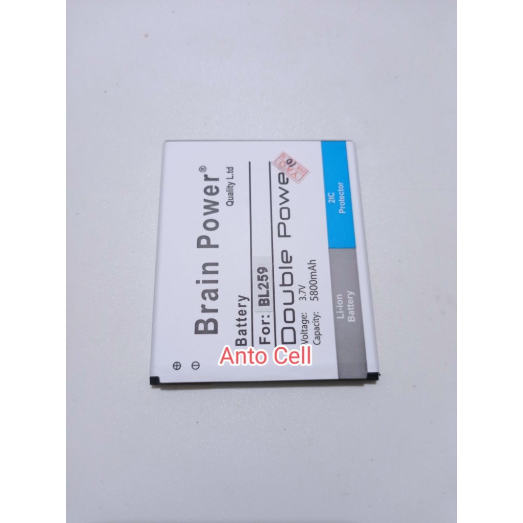 Baterai BL259 kompatibel LEN0V0 Vibe K5 plus Lemon K3 BL-259 double power