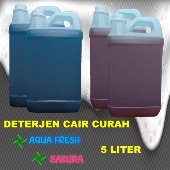 Deterjen cair / sabun cuci baju curah / deterjen cair curah / sabun cair - 5 liter