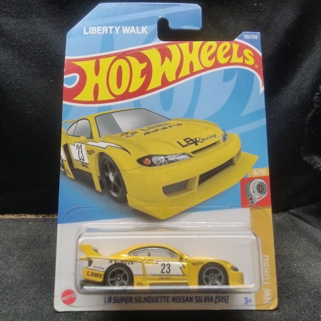 Hotwheels LB Super Silhouette LBWK Nissan Silvia S15 Kuning