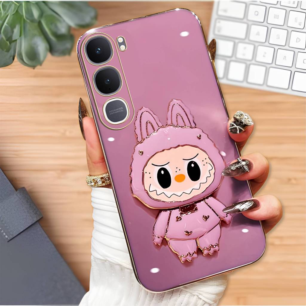 Casing Vivo Y21D Y31 Soft Case Plating Luxury Labu Kaca Miror Premium