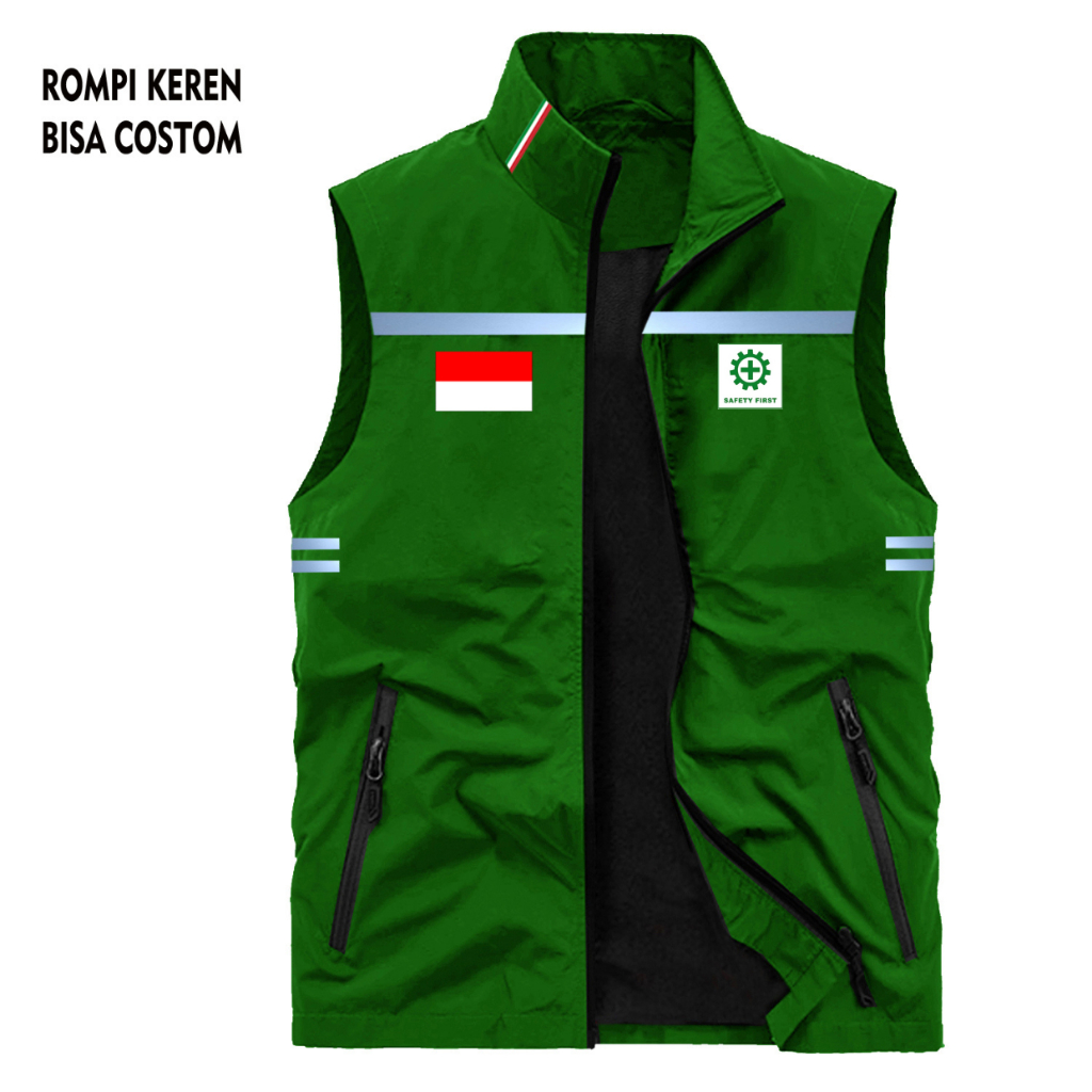 Terjamin - Rompi Safety Proyek Lapangan / Rompi Proyek Safety / Rompi Safety Tactical / Rompi Kerja 