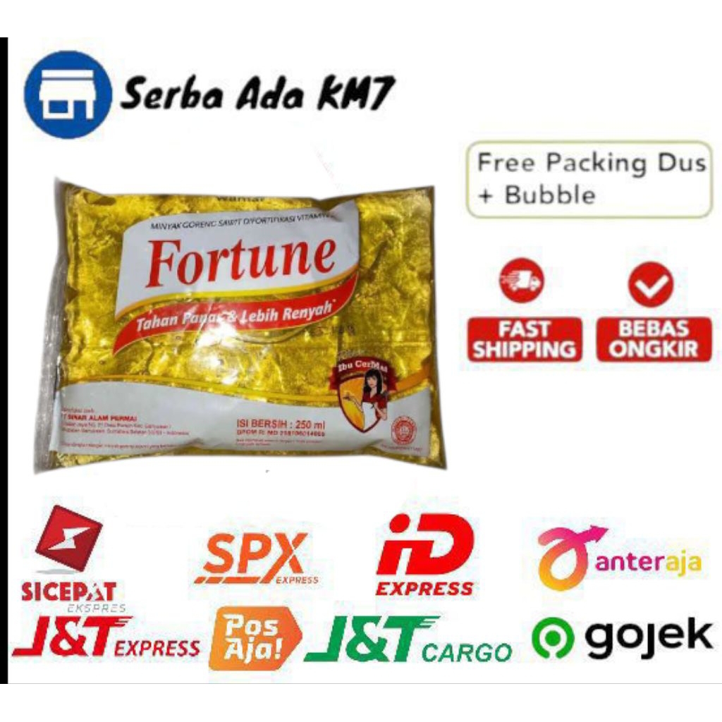 MINYAK FORTUNE / MINYAK SAWIT MINYAK GORENG 250 ML