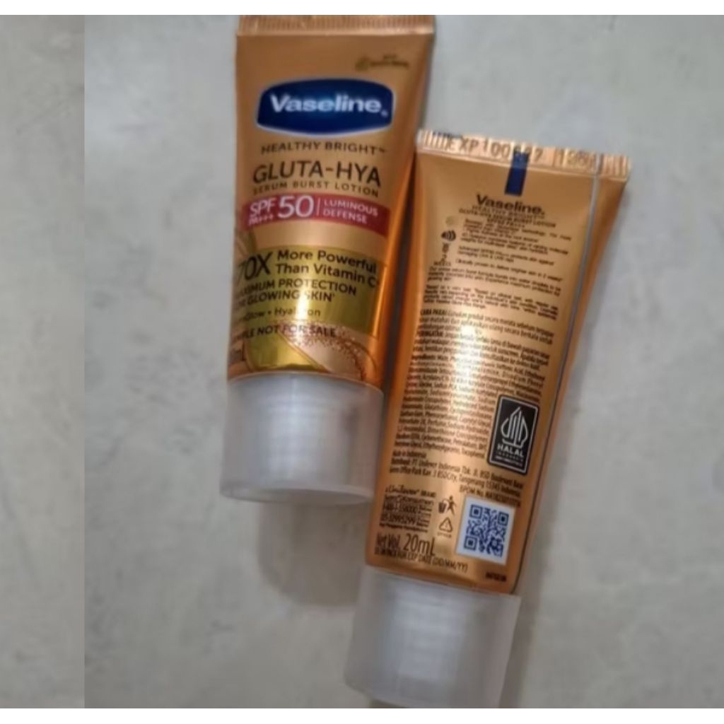 Vaseline GLUTA - HYA Serum Lotion Spf 50 PA ++  20 ml