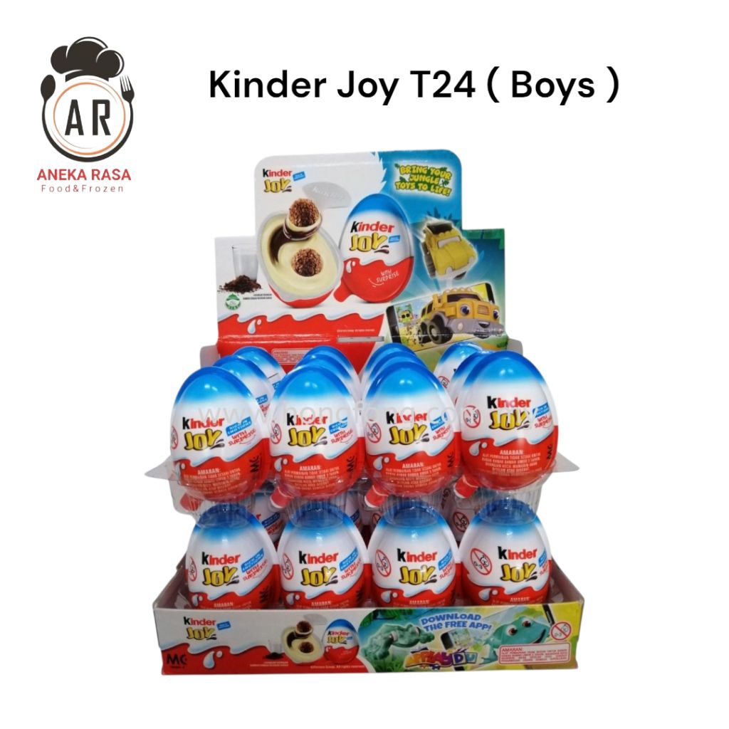 Kinder Joy T24 ( Boys ) 07-05-2026 1 Box Isi 24 Pcs