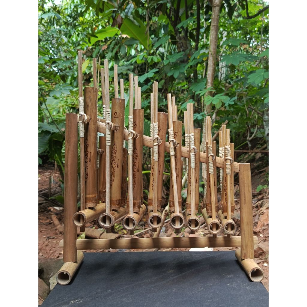 Angklung 1 Oktaf mini untuk anak SD dan TK