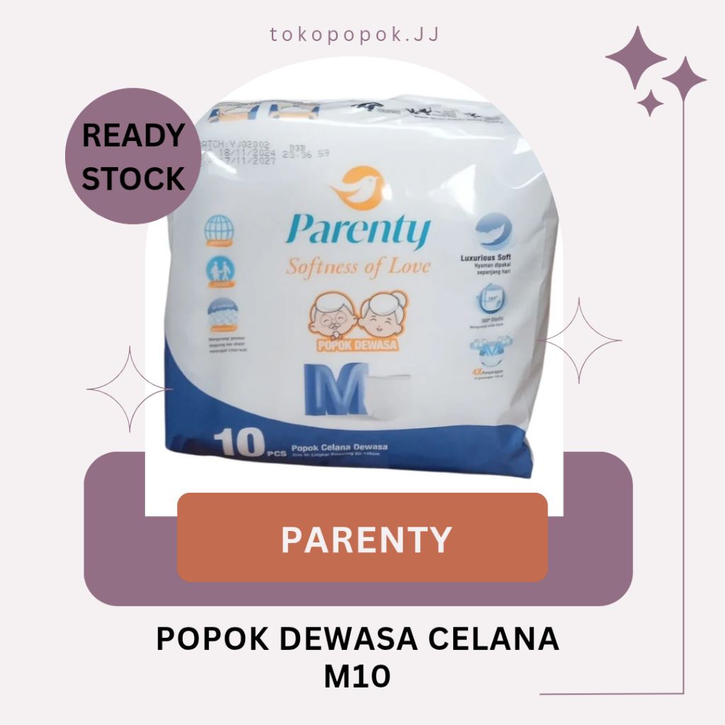PARENTY, Popok Dewasa Celana, Popok Parenty