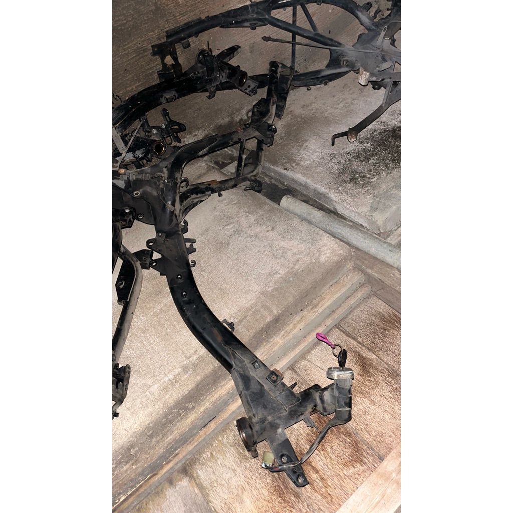 RANGKA FRAME SUPRA 125 KARBU BATMAN