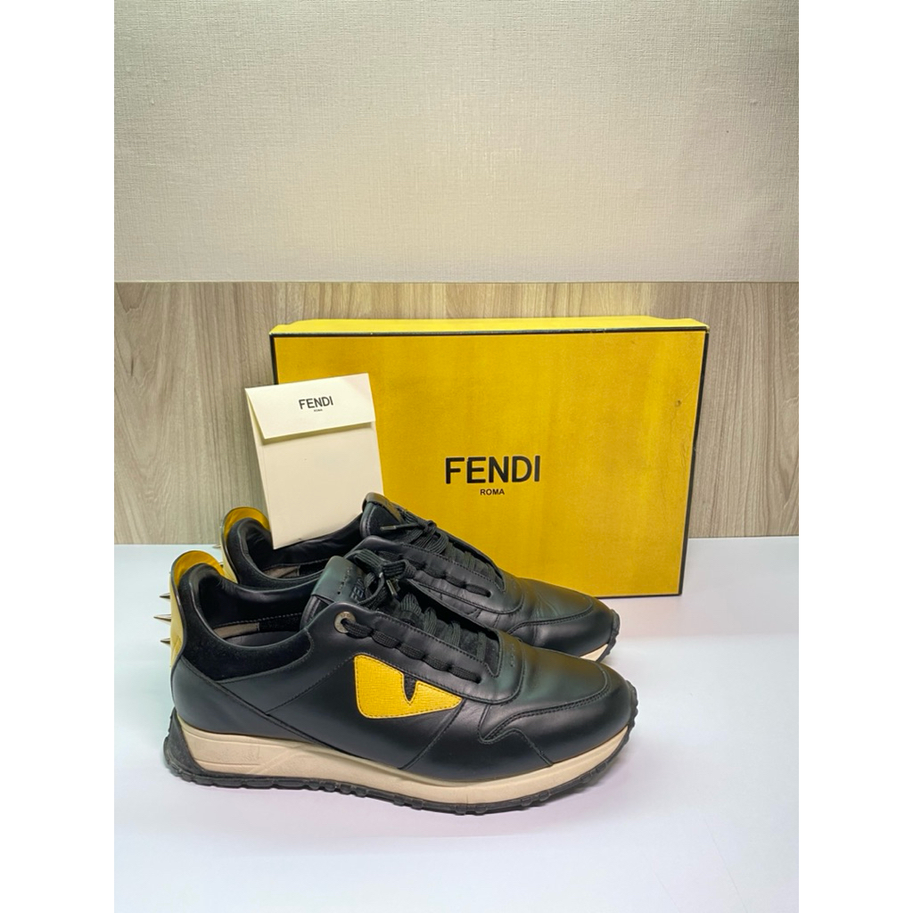 FENDI MONSTER EYE SNEAKERS  UK 42