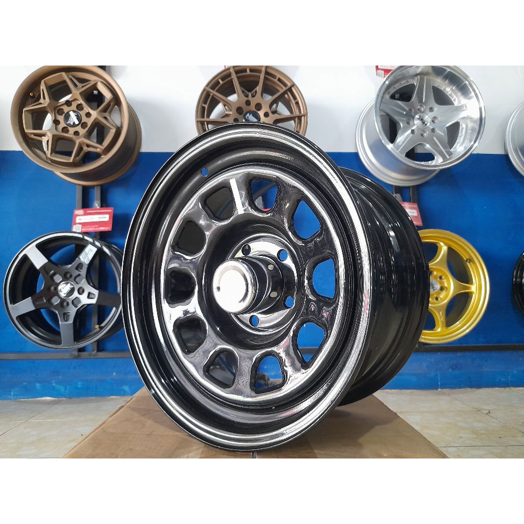 Velg Daytona Ring 15 Lebar 8 untuk mobil Innova Rush Terios Xpander dll Pelek Daytona Offroad